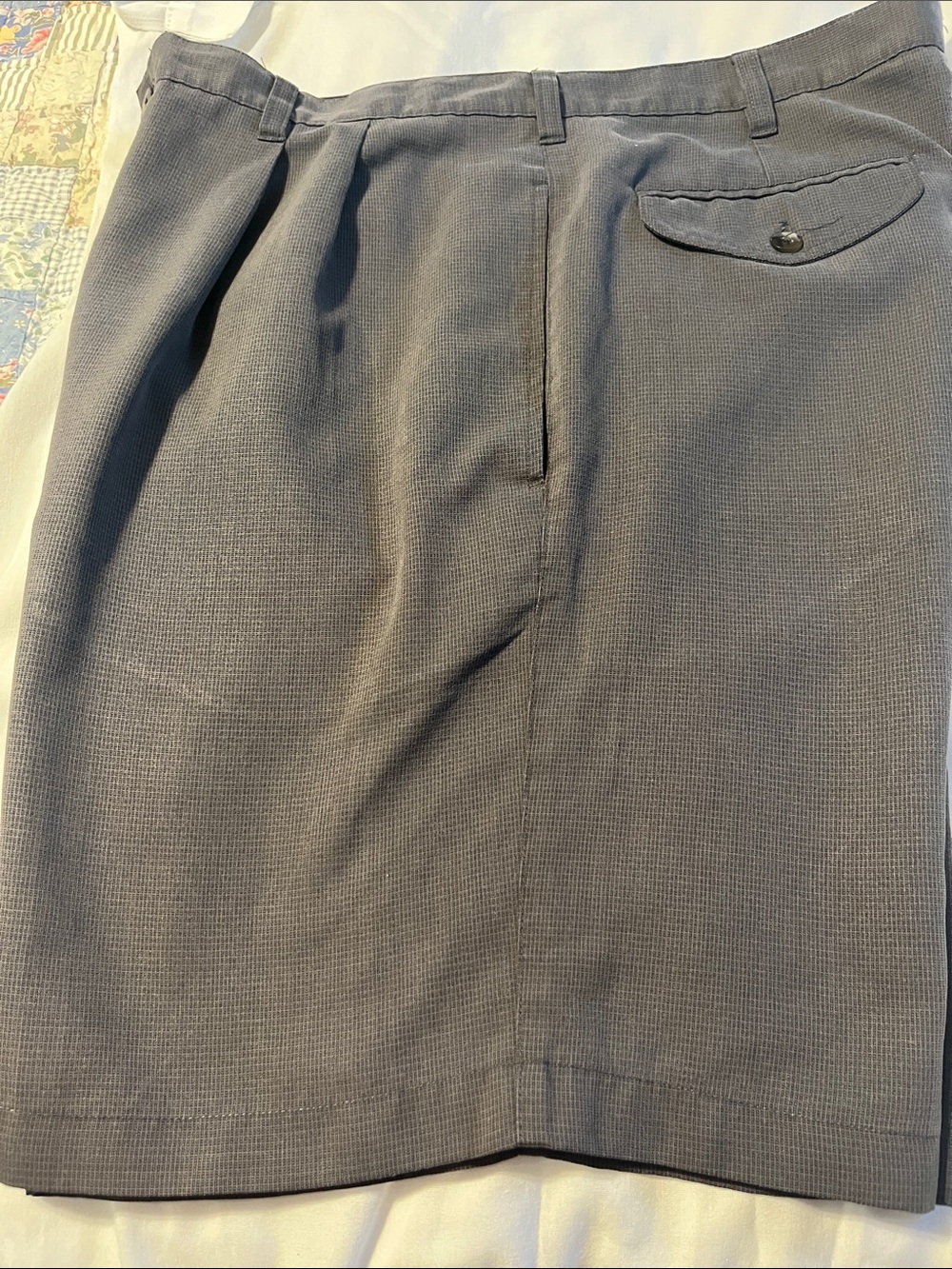 croft & barrow Men's Flat-Front Gray Shorts